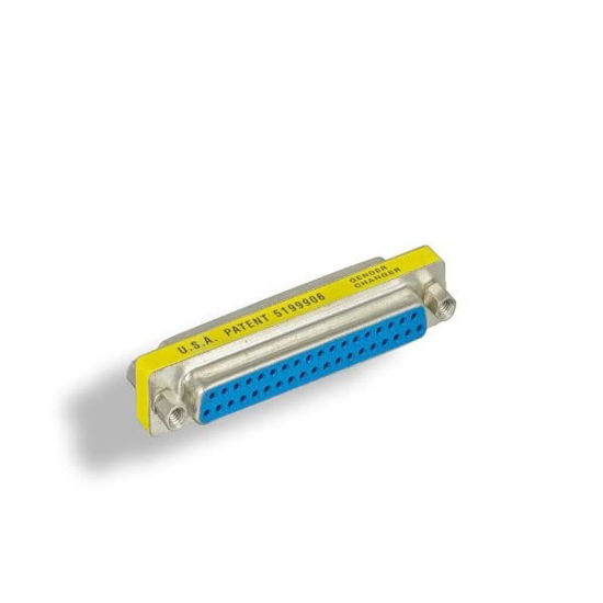 Picture of Kentek Mini DB37 37 Pin Female to Female F/F D-Sub Mini Adapter Changer Coupler RS-423 PC Expansion Boards