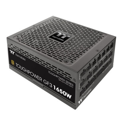 Picture of Thermaltake Toughpower GF3 1650W 80+ Gold Full Modular SLI/Crossfire Ready ATX 3.0 Standard Power Supply, PCIe Gen.5 12VHPWR Connector Included, PS-TPD-1650FNFAGU-4, 10 Year Warranty
