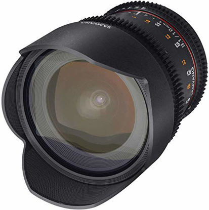 Picture of Samyang 10 mm T3.1 VDSLR II Manual Focus Video Lens for Sony Alpha DSLR Camera
