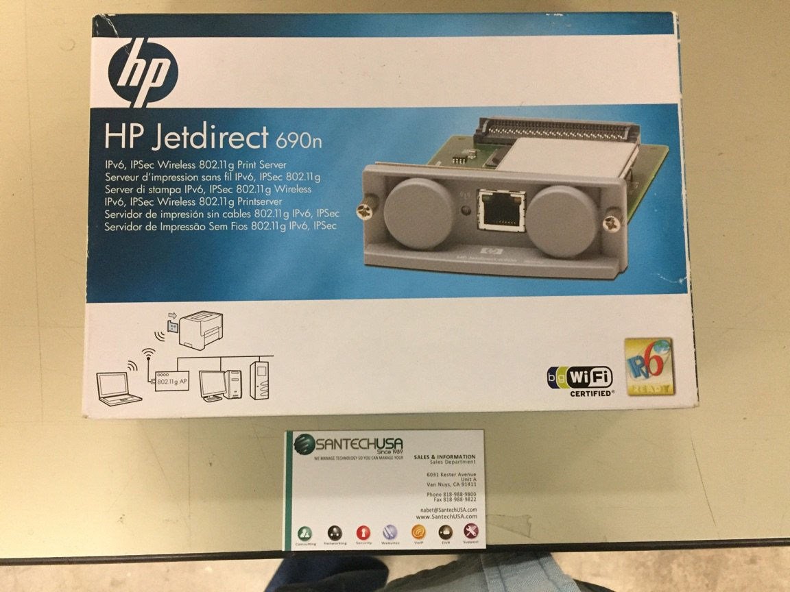 GetUSCart- HP Jetdirect 690n Wireless Print Server