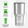 Picture of Beast 40 oz Tumbler Stainless Steel Vacuum Insulated Coffee Ice Cup Double Wall Travel Flask (Cranberry Red)
