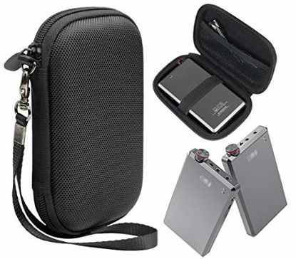 Picture of Headphone Amplifier Protective Case for FiiO A5, E12A, E18 KUNLUN Android Phone DAC & AMP, Cayin C5, Xonar U7 MK7.1 USB DAC, with fasterning Elastic Strap and Mesh Pocket for Cable