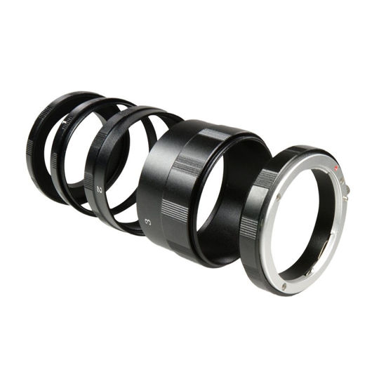 Picture of CamDesign Macro Photography Three-Ring Extension Tube Compatible with Nikon D1 D2H D2X D3 D3X D3s D4 Df D100 D200 D300 D600 D700 D800 D40-D90 D3300 D3200 D3000 D5000 D5100 D5200 D5300 D7000 D7100