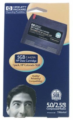 Picture of Hewlett Packard C4429A Travan Data Cartridge Colorado 5GB (1-Pack) (Discontinued by Manufacturer)