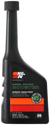 Picture of K&N Performance+ Diesel Cetane Booster: Improves Towing Power and Throttle Response, 12 Ounce Bottle Treats up to 35 Gallons, 99-2030