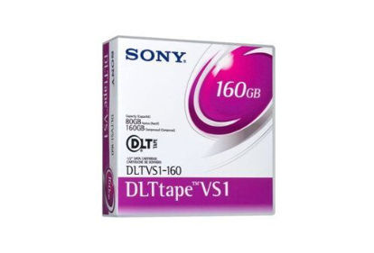 Picture of Sony DLTVS1-160 DLT VS1 80/160GB, 160/320GB Data Tape Cartridge for DLT VS160/V4 Drives by Sony