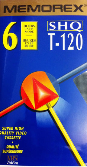 Picture of Memorex SHQ T-120 6 Hour Blank VHS Tape Super