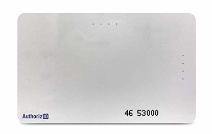 Picture of 100 AuthorizID 26 Bit CR80 Blank Printable Proximity Access Control Cards