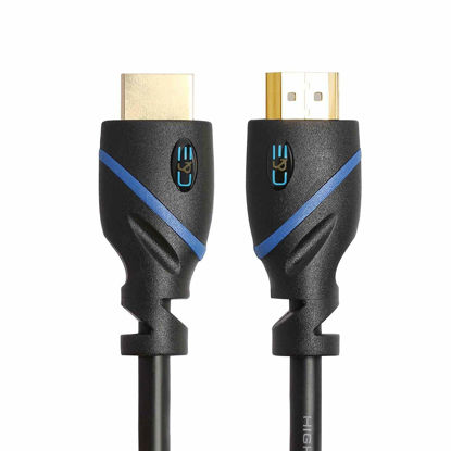 Picture of 8ft (2.4M) High Speed HDMI Cable Male to Male with Ethernet Black (8 Feet/2.4 Meters) Supports 4K 30Hz, 3D, 1080p and Audio Return CNE620046