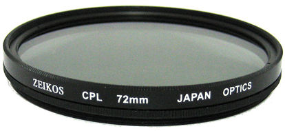 Picture of Zeikos ZE-CPL72 72mm Multi-Coated Circular Polarizer Filter