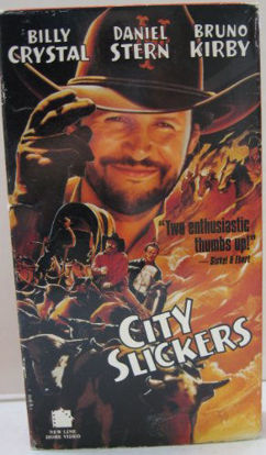 Picture of City Slickers - VHS Video Cassette Tape - starring Billy Crystal, Daniel Stern, Bruno Kirby