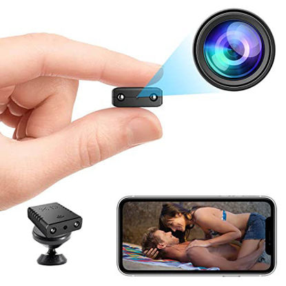 Picture of Smallest Hidden Camera WiFi ,Wireless Spy Camera,HD1080P Portable Nanny Cam,,USB Hidden Camera,Baby Monitor with Night Vision,Motion Detection,Cloud Storage,Remote Viewing for iOS, Android Phone App