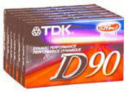 Picture of TDK 90-Minute Audio Tapes (6-Pack) (D90S6F) (Discontinued by Manufacturer)