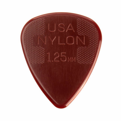 Picture of Jim Dunlop Nylon Standard 1.25mm Guitar Picks-12 Pack (44P125)