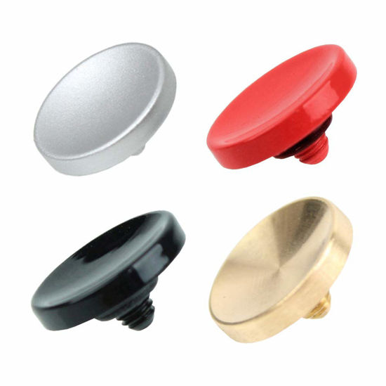 Picture of Foto&Tech Soft Shutter Release Button Compatible with Fuji X-T20 X-T10 X-T3 X-T2 X-PRO2 X-PRO1 X100F X100T X100S X30 X-E2S Sony RX1RII RX10 IV III II Lecia M10 M9 Nikon Df F3 (4 Pieces, RD+BK+SL+GD)