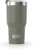 Picture of Beast 20 oz Tumbler Stainless Steel Vacuum Insulated Coffee Ice Cup Double Wall Travel Flask (Army Green)