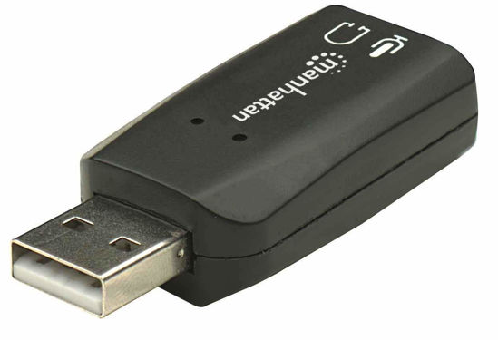 GetUSCart- Manhattan USB Audio Adapter External Stereo Sound Card ...