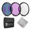 Picture of Zeikos 72mm Multi-Coated UV, CPL, FLD Professional Lens Filter Kit, Comes with Miracle Fiber Cloth and Carry Pouch, Accessory Kit for Lenses with a 72 mm Filter