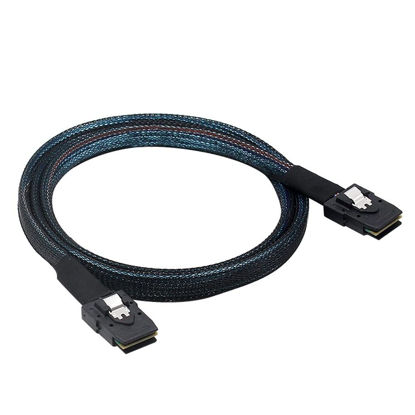 Picture of ANNNWZZD Internal Mini SAS Cable,SFF8087 36 Pin to SFF8087 36Pin Data Cable,Mini-SAS to Mini-SAS Cable (1.5FT/0.5M)