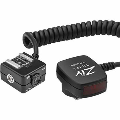 Picture of Ziv TTL Cord with Focus Assist for Nikon (Coiled, 3')