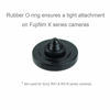 Picture of Foto&Tech Soft Shutter Release Button Compatible with Fuji X-T20 X-T10 X-T3 X-T2 X-PRO2 X-PRO1 X100F X100T X100S X30 X-E2S Sony RX1RII RX10 IV III II Lecia M10 M9 Nikon Df F3 (4 Pieces, RD+BK+DR+GR)