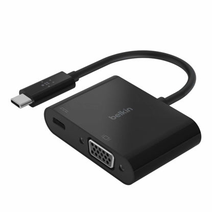Picture of Belkin AVC001BK-BL USB-C to VGA + Charge Adapter