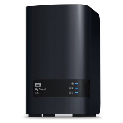 Picture of WD My Cloud EX2 Diskless Network Attached Storage - NAS - WDBVKW0000NCH-NESN