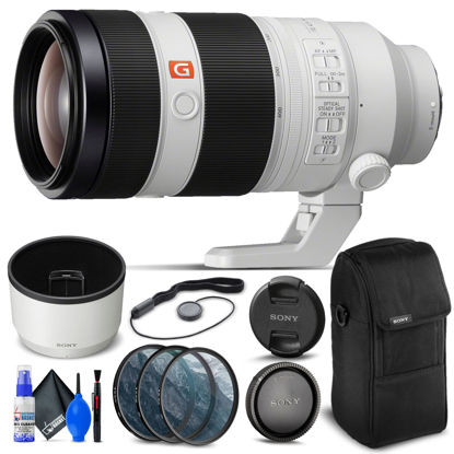 Picture of Sony Intl FE 100-400mm f/4.5-5.6 GM OSS Lens (SEL100400GM) + Filter Kit + Cap Keeper + Cleaning Kit + More