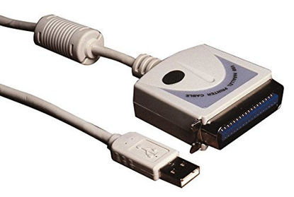 Picture of ProHT Pro USB to Parallel Converter Cable (08305)-6.8 Feet, 36 Pin Male USB to LPT Serial Printer Adapter Cable, Plug & Play, Compatible with 8/7/Vista/XP//2000 and Mac OS X 10.6 and Above