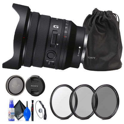 Picture of Sony FE PZ 16-35mm f/4 G Lens (SELP1635G) + Filter Kit + Cap Keeper + Cleaning Kit