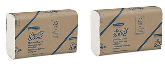 Picture of Scott Multifold Paper vDBoT Towels (01804) with Fast-Drying Absorbency Pockets, White,250 Count (2 Pack)