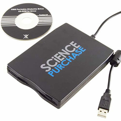 Picture of Science Purchase External USB 3.5" Floppy Disk Drive, Compatible with Windows and Mac
