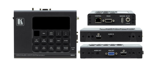 Picture of Kramer 860 4K UHD HDMI Pattern Generator & Analyzer