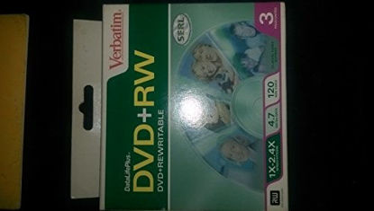 Picture of 3-Pack DVD+RW Media 4.7GB with Jewel Compat. with hp & Dell DVD+RW