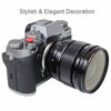 Picture of Foto&Tech Soft Shutter Release Button Compatible with Fuji X-T20 X-T10 X-T3 X-T2 X-PRO2 X-PRO1 X100F X100T X100S, Sony RX1RII RX10 IV III II, Lecia M10 M9, Nikon Df F3 (3 Pieces, Red)