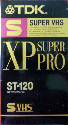Picture of TDK XP Super Pro ST-120 VHS Cassette (Discontinued by Manufacturer)