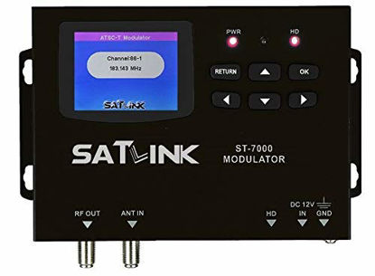 Picture of SatLink ST-7000 HDMI to RF Digital Modulator/Encoder Delivers 1080p HDMI Video to TVs as HD ISDB-T(b) or QAM (J.83A) Channel via Coax Network