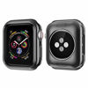 Picture of jwacct Compatible for Apple Watch Band with Screen Protector 38mm 40mm 42mm 44mm, Soft TPU Frame Case Cover Bumper Compatible for iwatch Series 1/2/3/4/5 Space Gray