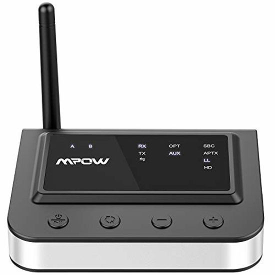 GetUSCart- Mpow 164Ft Long Range Bluetooth 5.0 Transmitter Receiver, Hi-Fi  Sound Bluetooth Transmitter for TV with Optical Digital, RCA & 3.5mm Aux,  Bluetooth Audio Adapter with Hi-Fi Sound for Home Stereos