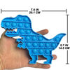 Picture of ?2Pack? Noii Push Pop Fidget Toys.Premium Soft Silicone Push Pop Bubble Fidget Sensory Toys for Adults,Special Needs Anxiety Stress Reliever.Squeeze Sensory Toy for Kids Travel-Dinosaur Blue