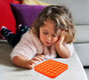 Picture of RadBizz Push and Pop Bubble Fidget Sensory Toy - for Autism, Stress, Anxiety - Kids and Adults (Orange Square)