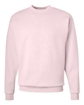 Picture of Hanes ComfortBlend EcoSmart Crew Sweatshirt_Pale Pink_4XL