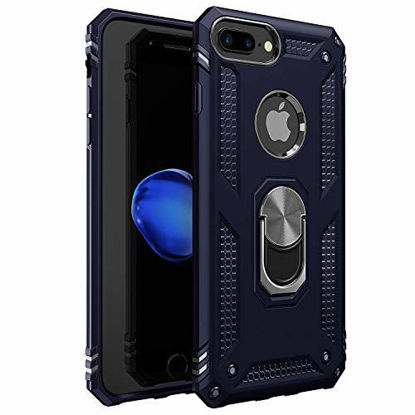 Picture of iPhone 7 Plus Case | iPhone 8 Plus Case [ Military Grade ] 15ft. Drop Tested Protective Case | Kickstand | Compatible with Apple iPhone 8Plus / iPhone 7 Plus-Royal Blue