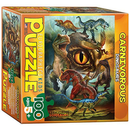 Picture of EuroGraphics 8100-0359 Carnivorous Dinosaurs 100-Piece Puzzle