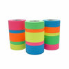 Picture of 2" Width ProTapes Pro Gaff Premium Matte Cloth Gaffer's Tape with Rubber Adhesive, 50 yds Length x, Fluorescent Blue (Pack of 1)