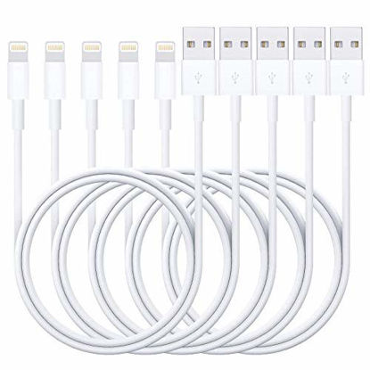 Picture of SANYEYE [Apple MFi Certified] iPhone Charger, Fast Charging Lightning Cable - 5Pack-10FT Compatible iPhone 12/11Pro Max/Xs Max/XR/8/8Plus and More