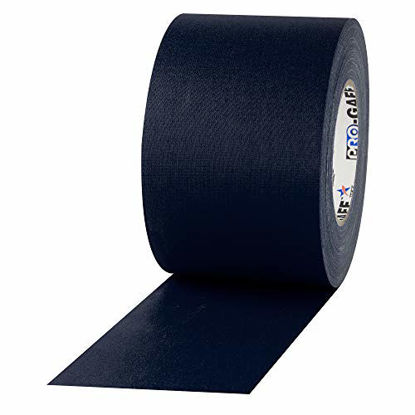 Picture of 4" Width ProTapes Pro Gaff Premium Matte Cloth Gaffer's Tape With Rubber Adhesive, 11 mils Thick, 55 yds Length, Blue (Pack of 1)
