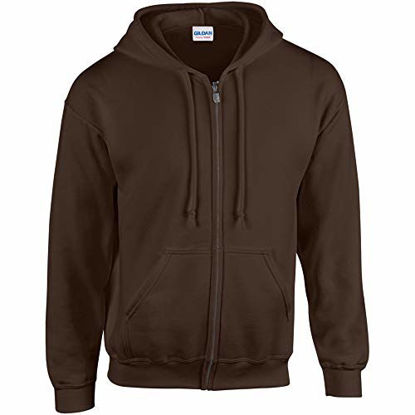 Picture of ?Gildan Adult Heavy Blend? Full-Zip Hooded Sweatshirt (Dark Chocolate) (X-Large)