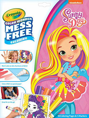 Picture of Crayola Sunny Day Pages, Color Wonder Mess Free, Gift for Kids