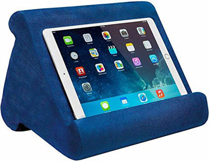 Picture of Ontel Pillow Pad Multi-Angle Soft Tablet Stand, Blue
